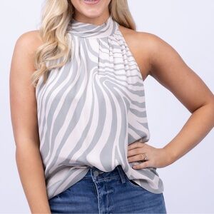Misa Los Angeles Yvan Top in Abstract Zebra NWT, S
$95 $210
Size: S